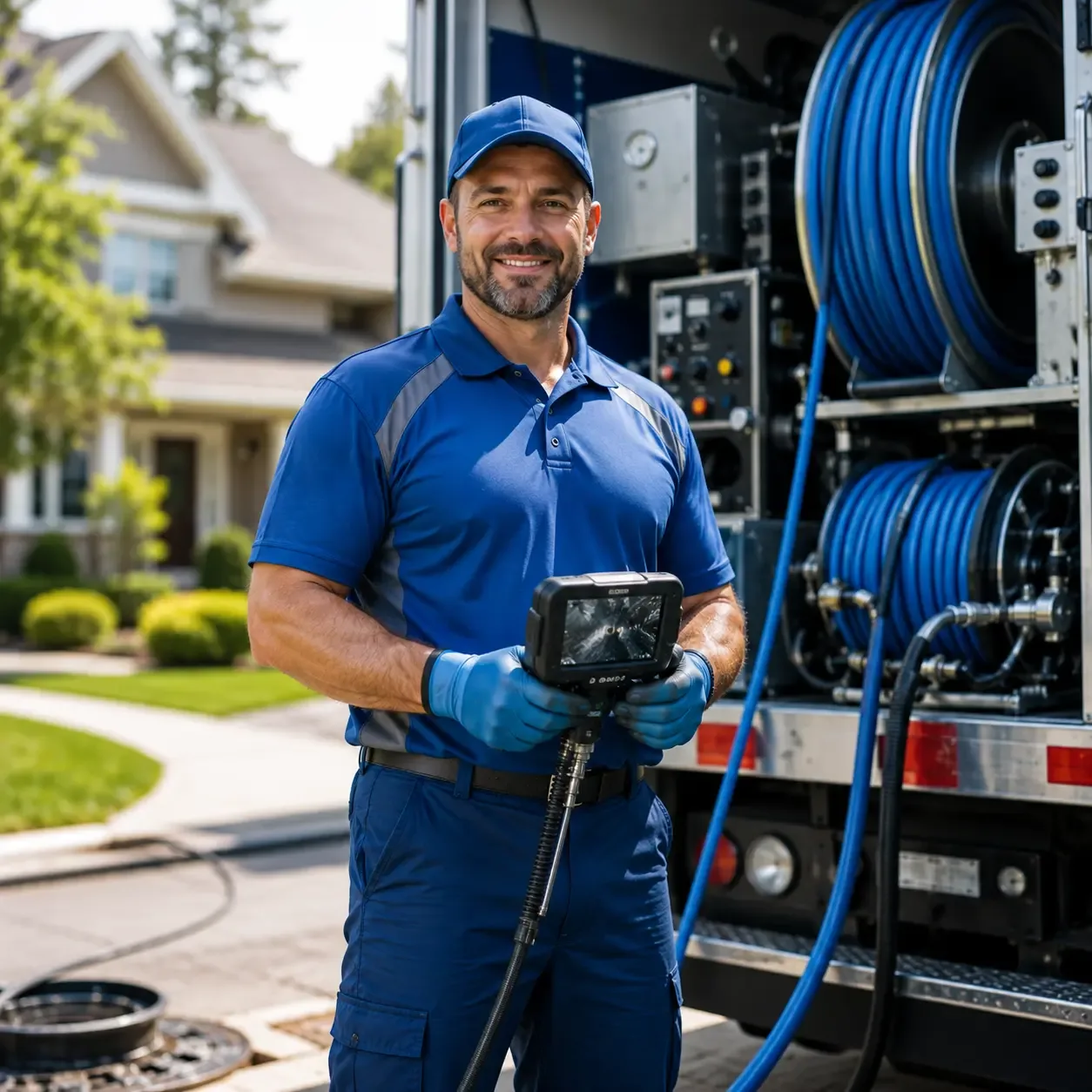 Local outdoor drain cleaning specialists in Grand Blanc, MI